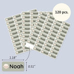 – Personalized Name Labels for Kids (120) – Waterproof & Durable Stickers for Clothing, School & Daycare Items - Babyanimals