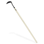 KAKURI Japanese Weeder Tool Long Handle 42" for Gardening - Stand Up Weed Remover Sickle Hoe - Sharp Japanese Steel Blade & Wooden Handle - Made in Japan