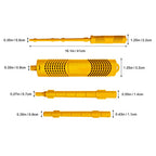 Joepoe SPA Mineral Stick, Hot Tub Stick with 4 Months Lifetime Universal for Hot Tub & Pool, Spa Mineral Cartridge Keeps Water Crystal Clear (Yellow,2-Pack)