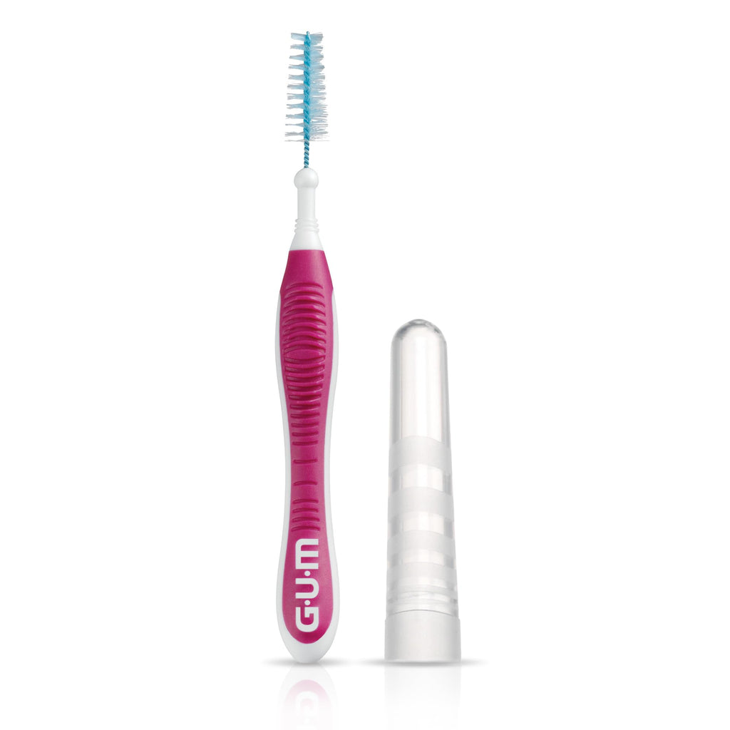 GUM Proxabrush Go-Betweens Moderate Interdental Brushes – Soft Bristle Dental Picks for Plaque Removal, Health & Braces Care, 10 Count (Pack of 4)