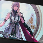 Ultra PRO - Final Fantasy x Universes Beyond Lightning, Army of One Black Stitched Playmat for Magic: The Gathering | Card Game Playmat, Final Fantasy Collectibles, Desk Mat Mousepad