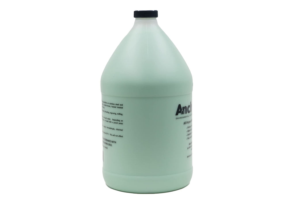 Anchorlube All-Purpose Metalworking Compound 1 Gallon - Water-Based Cutting Fluid for Drilling, Tapping, Sawing - Great on Stainless Steel | No Oil