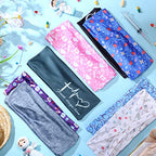 WILLBOND 8 Pieces Nursing Headbands with Buttons for Nurses Doctors Women Face Covering Ear Protection Holder Non Slip Elastic Hair Bands Wide Head Wraps for Spa Yoga Sports Workout (Cute Patterns)
