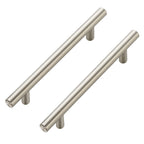 Ravinte 10 Pack | 7.38'' Cabinet Pulls Brushed Nickel Stainless Steel Kitchen Cupboard Handles Cabinet Handles 7.38”Length, 5” Hole Center