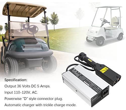 36 Volt Golf Cart Charger for EZGO TXT Medalist Golf Cart, 36V Battery Charger