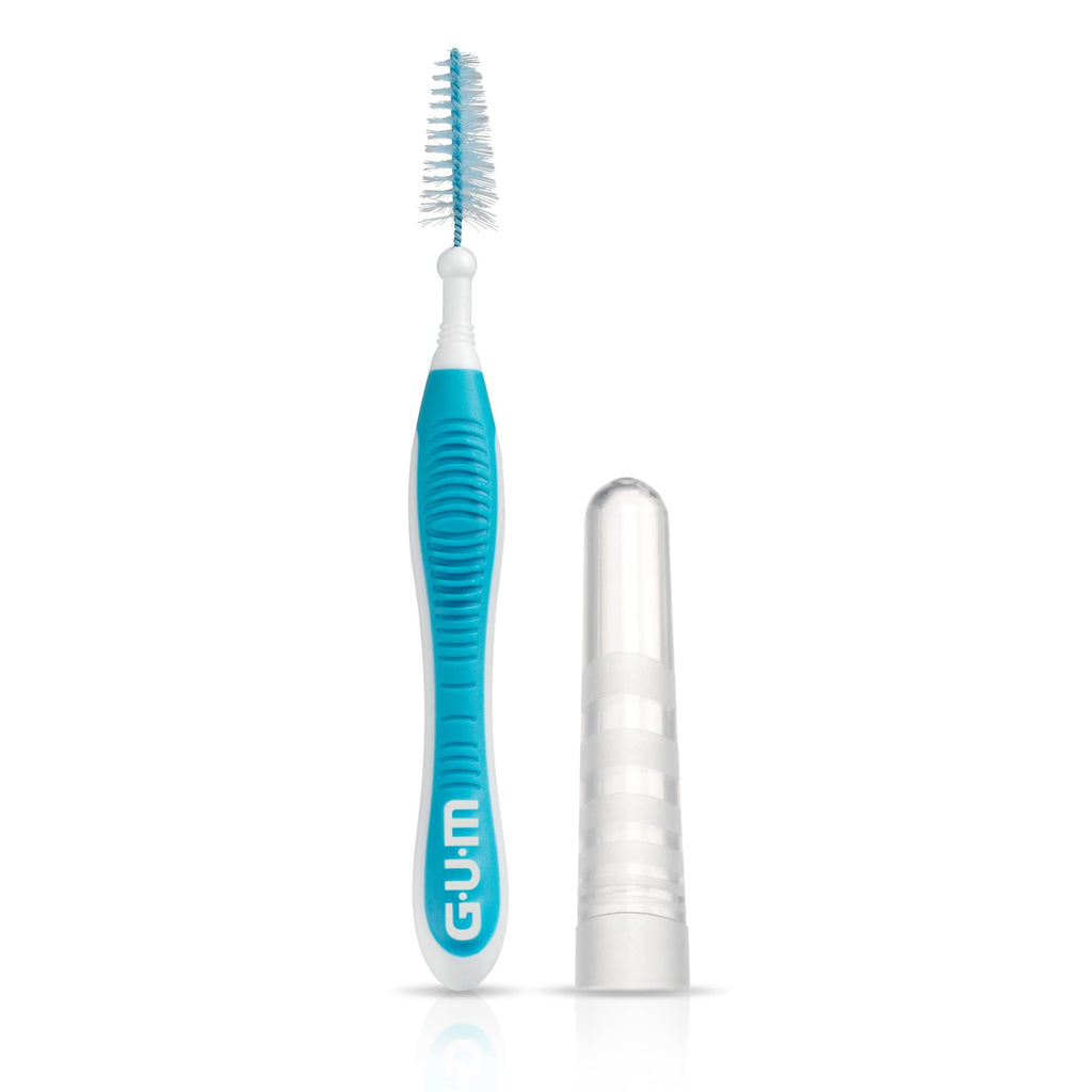 GUM Proxabrush Go-Betweens Wide Interdental Brushes – Soft Bristle Dental Picks for Plaque Removal, Health & Braces Care, 10 Count (Pack of 6)