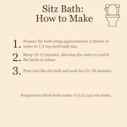 Birth Song Botanicals Organic Postpartum Herbal Bath Soak – 8 oz Herbal Sitz Bath Blend with Sea Salt, Organic Plantain, Yarrow, Shepherd’s Purse, Uva Ursi & Calendula – 1 Pack