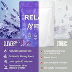 Cleverfy Shower Steamers Aromatherapy - Lavender 18 Pack of Shower Bombs with Essential Oils. Self Care Birthday Gifts for Women and Valentines Day Gifts for Her and Him.