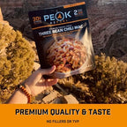 Peak Refuel Three Bean Chili Mac | Vegan | Freeze Dried Backpacking and Camping Food | Amazing Taste | High Protein | Quick Prep | Lightweight Meals