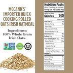McCann's Irish Oatmeal, Quick Cooking Rolled Oats, 16 Ounce