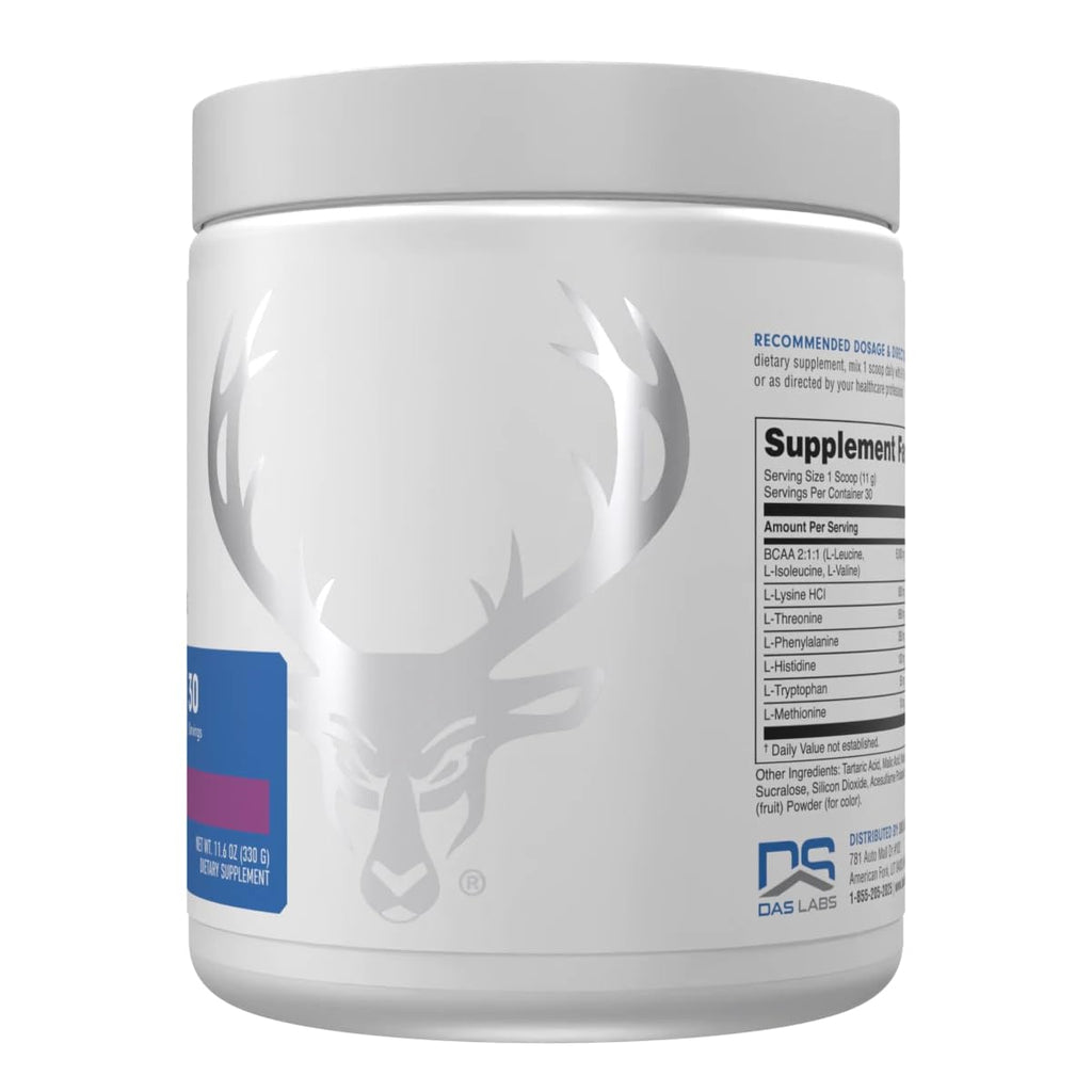 Bucked Up Essential Amino Acids - EAA Powder - Easy Mix, Non Clumping Formula - for Pre/Intra Workout - Grape Flavor - 30 Servings - 11.6 oz