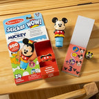 Melissa & Doug Sticker Wow!™ Disney Mickey Mouse Bundle: 24-Page Activity Pad, Stamper, 500 Stickers, Mini Pad, Arts and Crafts Fidget Toy Collectible Character
