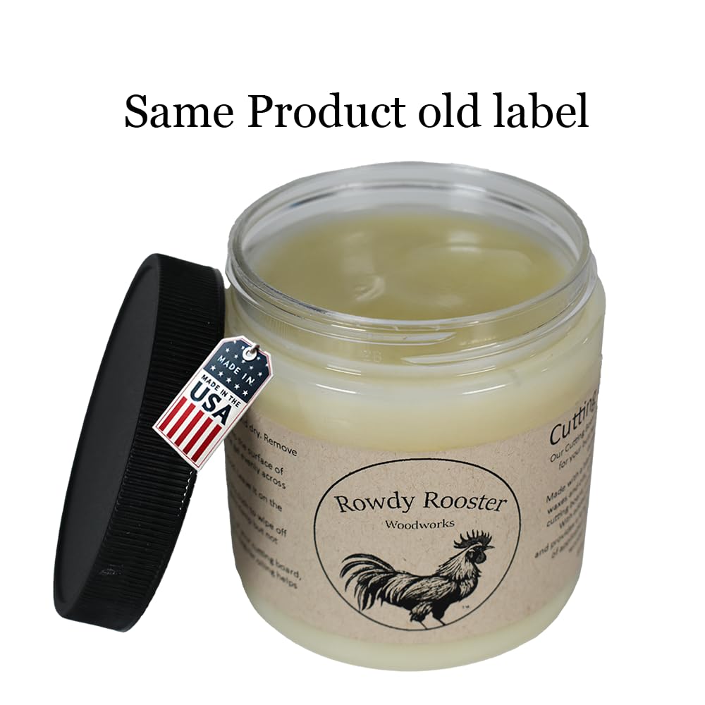 Cutting Board Gel - Wax and Oil Treatment in One - with Food Grade Mineral Oil & Beeswax-Butcher Block Conditioner, Cutting & Charcuterie Board Wax, Citrus Scent.-USA Made* (8 fl.oz)
