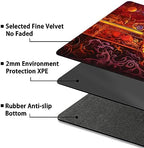 Magic Playmat - 24 x 14 Inches, Free Storage Bags, TCG & Board Game Mat for Cards