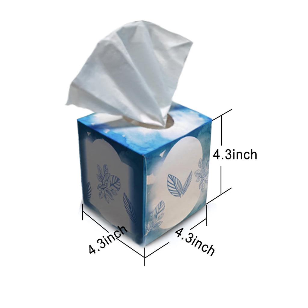 3Ply 60 Tissues Per Cube Box Facial Tissue SPurePaper 6 Box 360 Tissues Total