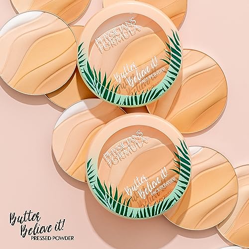 Physicians Formula Butter Believe it! Pressed Powder Creamy Natural | Dermatologist Tested, Clinicially Tested