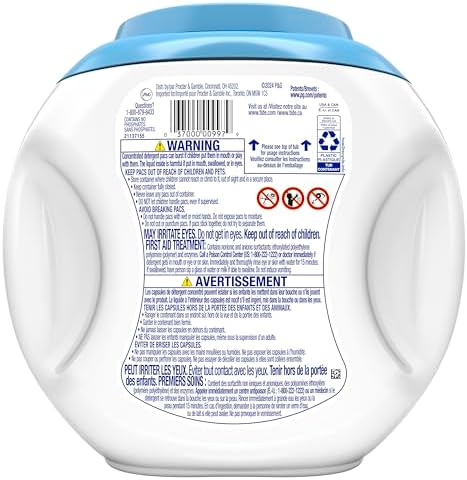 Tide PODS Free & Gentle Laundry Detergent Soap Pacs, 42 Count, Tide PODS Laundry Detergent