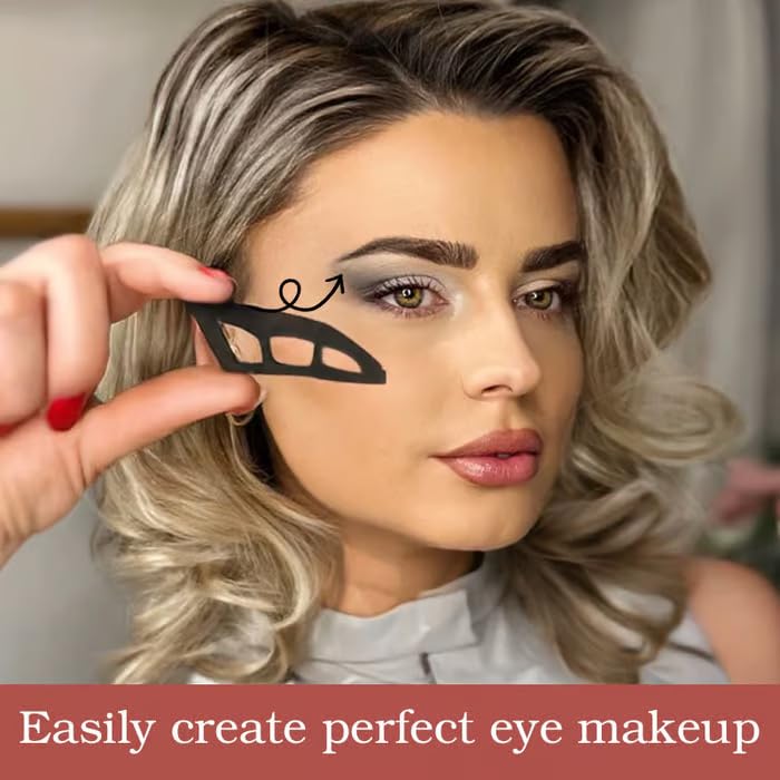Eyetour Eyeshadow Tool, Eyetour Your Glam Bestie, Eyetour Eyeshadow Guide, Eyetour Makeup Tool for Eyeshadow, Eyeshadow Stencils for Eyes, Eyeliner Template for Women, Quick Make-Up Stencils (1Pcs)