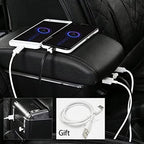 OQHAIR Armrest Box Armrest Box Storage box Car accessories Retrofit parts Interior details Auto Holder USB For corolla verso 2011