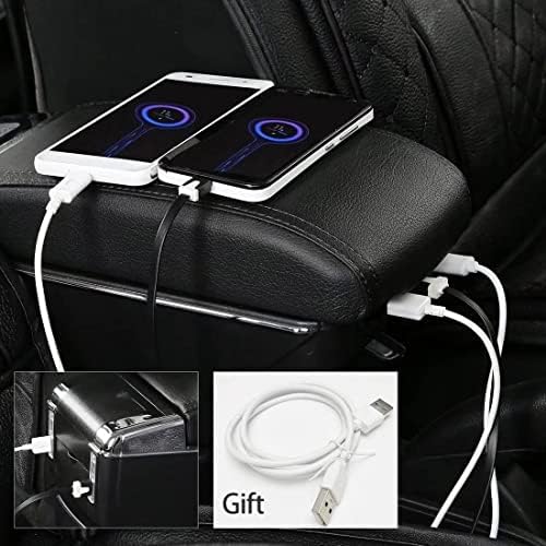 OQHAIR Armrest Box Armrest box Retrofit parts Car special Armrest Center Storage box car accessories Interior special with USB For Sail 3