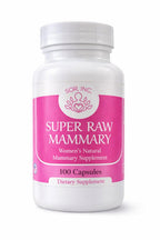 Super R Mammary Glandular Supplement – Bovine Mammary Tissue 400 mg Per Serving, Non-Hormonal Breast Support Formula, 100 Capsules, Made in USA
