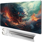 MTG Playmat Size 24x14in Free Storage Bags Non-Slip Backing, Ideal for Card Game Enthusiasts TCG Playmat (DBT3-Rebellion-No with Zone)