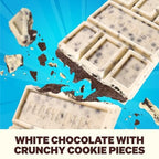 MrBeast Feastables Cookies & Creme Chocolate Bar, King Size, 10 Count