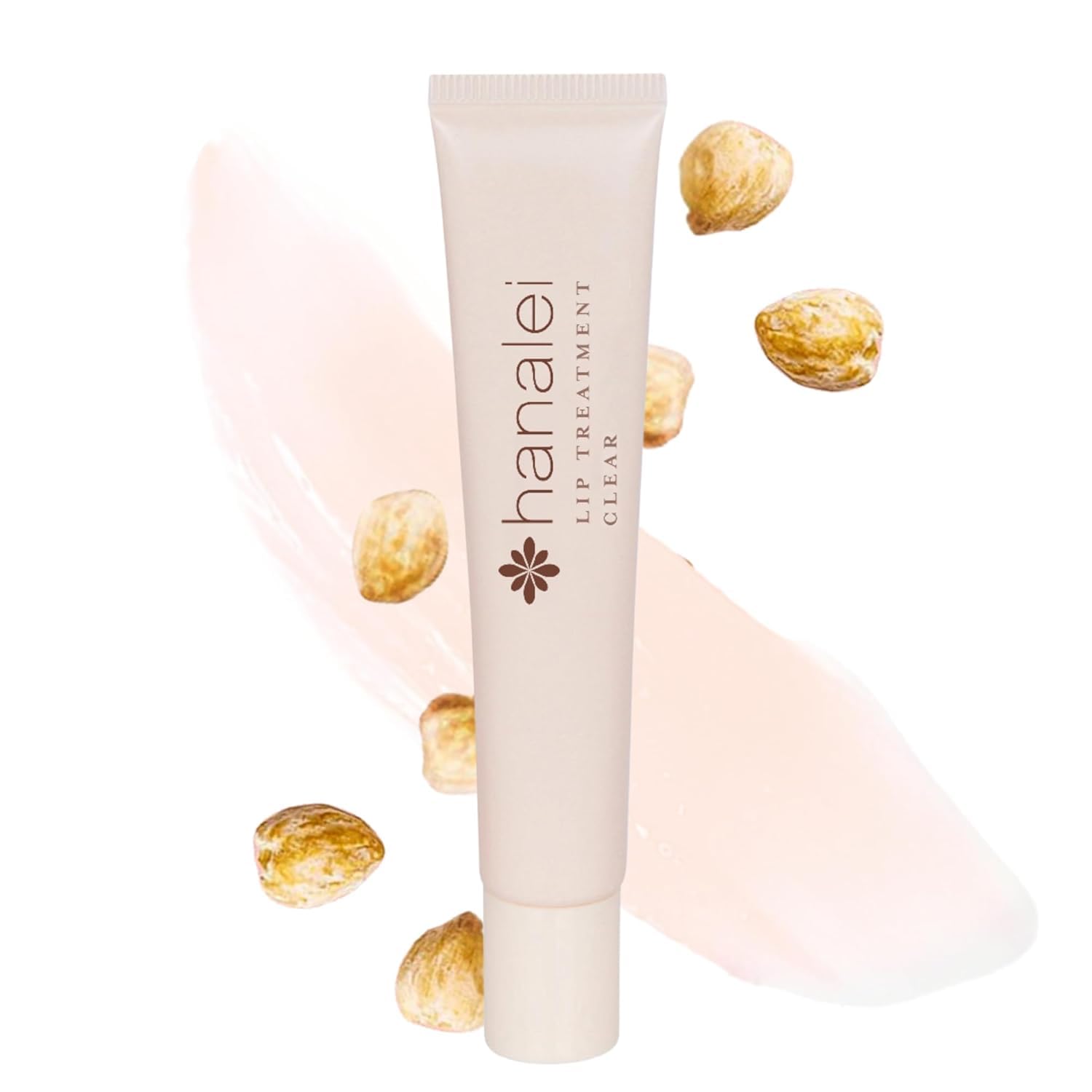Hanalei Lip Treatment for Dry, Chapped Lips – Intensive Overnight Moisturizer with Kukui Oil, Shea Butter & Grapeseed Oil – Hydrating Balm for Healing Cracks – Clear Tint, Full-Size 15g – Cruelty-Free