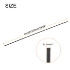 MECCANIXITY Carbon Fiber Rod, 2.5mm x 500mm Carbon Rod Bar for RC Plane DIY Craft Kite Wing Tube Quadcopter Arm Repair Pack of 5