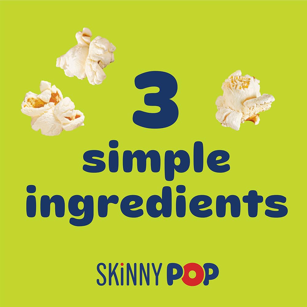 SKINNYPOP Original, Gluten Free Popcorn Bags, .65 oz (30 Count)