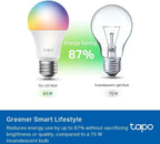 Tapo Multicolor Dimmable Smart Light Bulbs, L535E(4-Pack), A19 E26, 1100LM