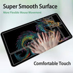 for MTG Game Playmat, for Magic TCG Rubber Play mat,Tabletop Card Playmats with Smooth Surface,Trading Card Inked Game Mat with New Zones,Battle Game,Colorful Dragon
