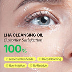 LHA Deep Cleansing Oil, Makeup, Blackhead and Whitehead Remover, Korean Skin Care, Vegan, 6.93 Fl Oz