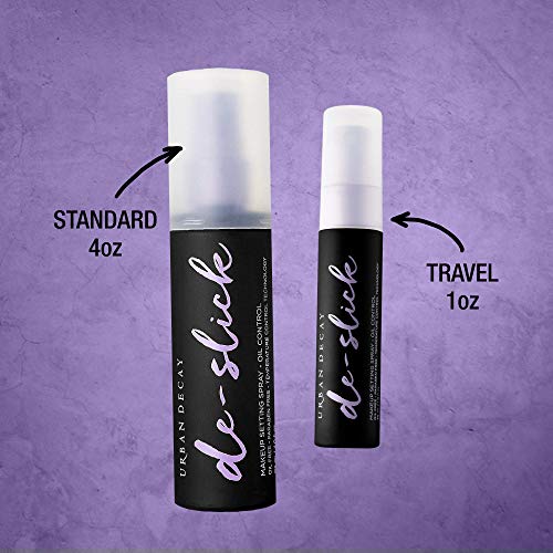 Urban Decay De-Slick Mattifying Makeup Setting Spray for Face, Waterproof, Smudge-proof, Oil & Shine Control, for Oily Combination Skin, Oil-free, Vegan, Cruelty-free