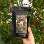 Bones Coffee Company World Tour Sample Pack Gift Set, Medium Roast Ground Bean Coffee Low Acid Flavored Coffee Beans (4 oz, Pack of 5)
