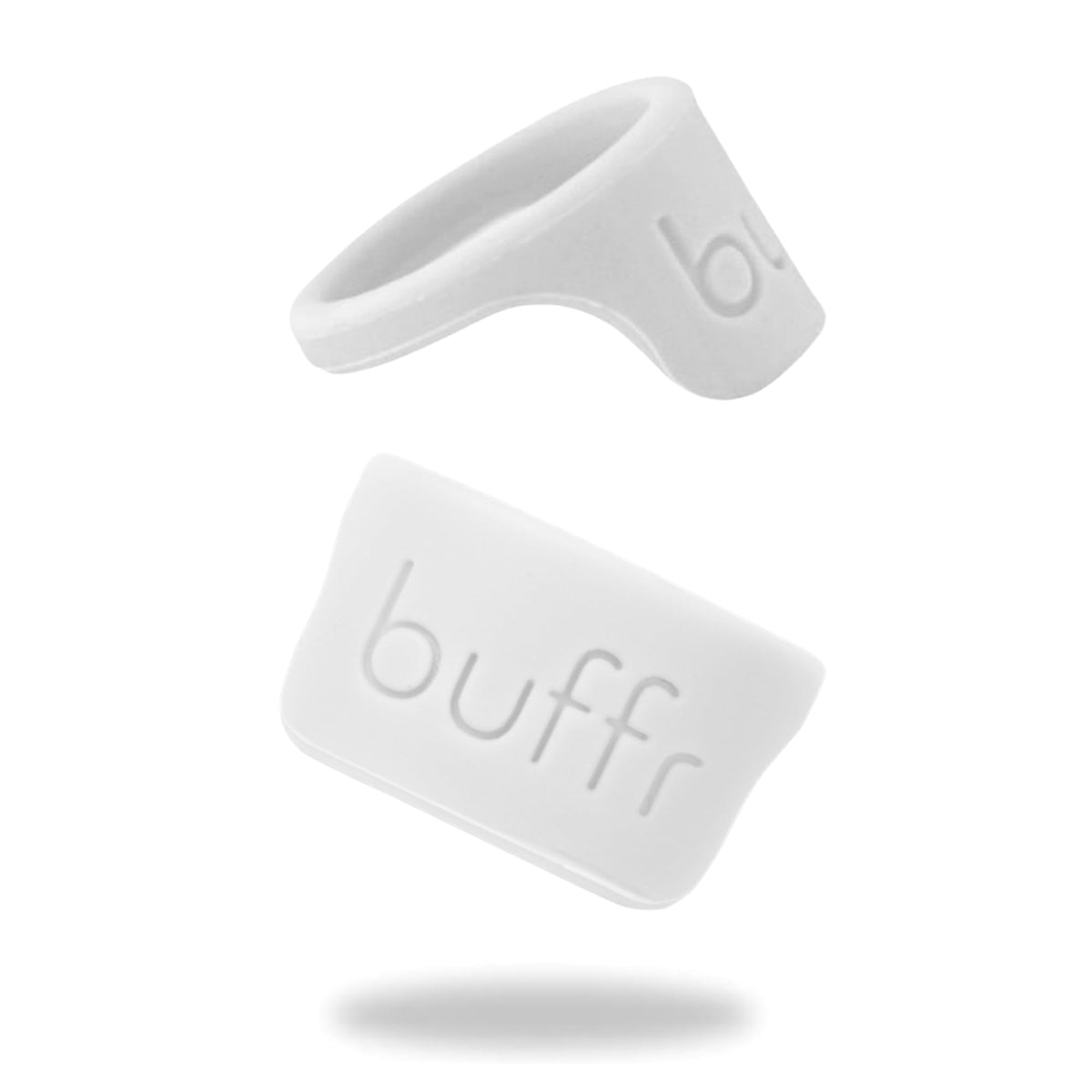 BUFFR Silicone Ring Protector – Wedding Ring Guard (White, Size 7)