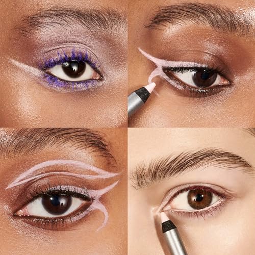 Wonderskin 1440 Longwear Pink Waterproof Eyeliner Pencil - Sharpenable Eyeliner Pencil and Smudge Proof Pink Eye Liner Pencils (Icing)