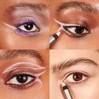 Wonderskin 1440 Longwear Pink Waterproof Eyeliner Pencil - Sharpenable Eyeliner Pencil and Smudge Proof Pink Eye Liner Pencils (Icing)