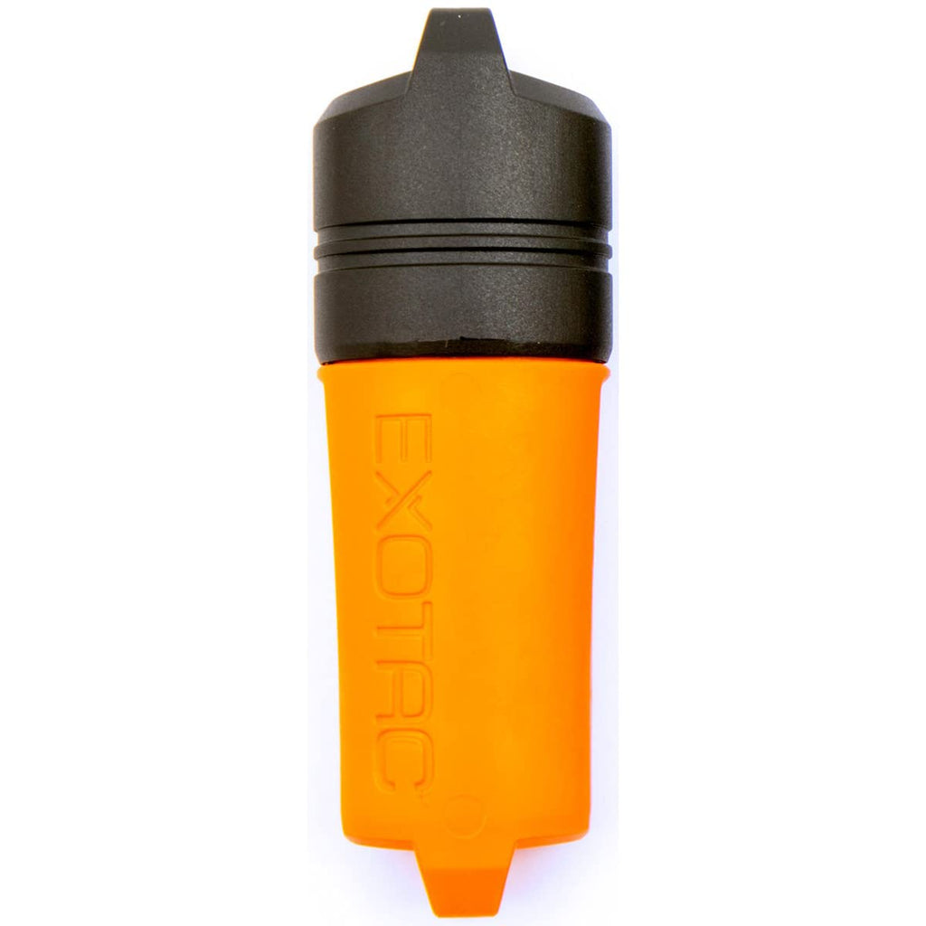 Exotac fireSLEEVE Waterproof Floating Lighter Case (Lighter Not Included) with Gas-Lock Strap for Thumb-free Operation, Molded TPE Body for Flexibility, and Super-tough Nylon Cap, Made in the USA