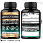 Lions Mane Supplement Capsules - Organic Lions Mane - Made in USA - Fruiting Bodies Extract - 1200 mg, 25% Polysaccharides - Memory & Focus Support - As Lions Powder - 240 Capsules, 4 Month Supply