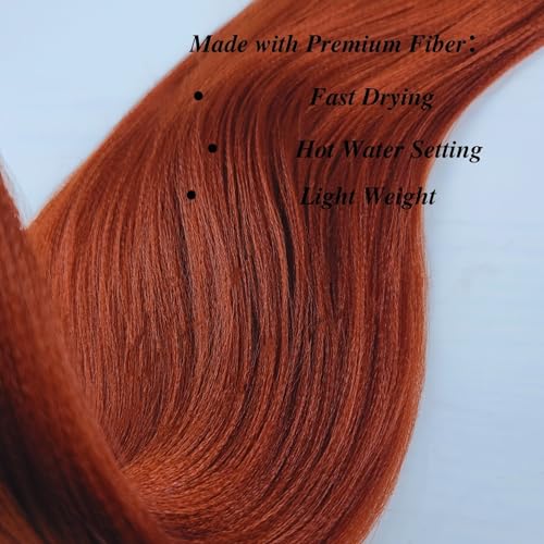 Ginger Brown Boho Braiding Hair Curly Braiding Hair for Boho Braids Bohemian Braiding Hair