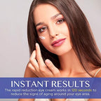 Anti-Aging Rapid Reduction Eye Cream, Visibly and Instantly Reduces Wrinkles, Under-Eye Bags, Dark Circles in 120 Seconds, Hydrates & Lifts Skin (Rapid Anti-Aging Cream [0.34oz])