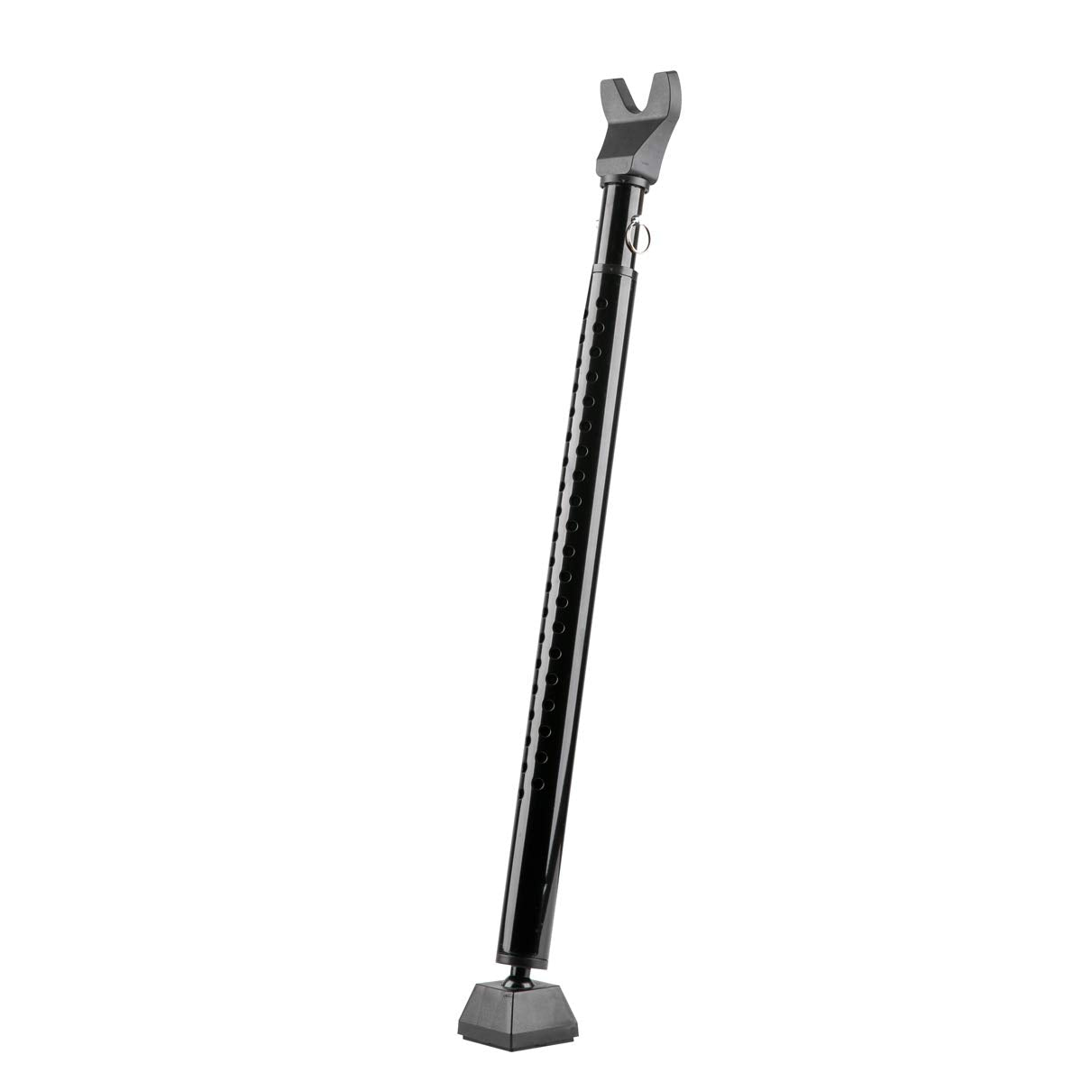 Amazon Basics Door Security Bar, 25-45 inch Adjustable, Security Door Stopper, for Home, Apartment, Hotel, Travel, Black, 1-Pack