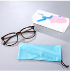 Firmoo Oversized Blue Light Blocking Glasses for Women/Men, Tortoise Shell Large Square Frame Computer Glasses for Screens