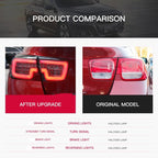 OQHAIR Dynamic Tail Light Assembly Red LED Tail Lamp Brake Rear Reflector Lamps For Malibu 2012-2015 Dynamic Tail Light Assembly sports