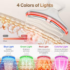 Facial Massager Red-Light-Therapy-for-Face, LED Light Therapy Device, Face Tool for Skin Care