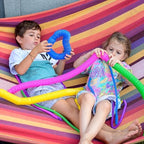 Nutty Toys Jumbo Pop Tubes - XL Sensory Toys for Kids 5+ - Endless Creativity & Fun |8 Pack| - Connect & Pop! Top ADHD Autism Fidget 2025, Best Boy & Girl Christmas Stocking Stuffers Gift Idea