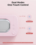 OSLTWI Ultrasonic Jewelry Cleaner Machine: 48KHz Ultra Sonic Cleaner for Jewelry,Eyeglass,Rings,Watch Band,Dentures,with Dual Cleaning Modes,350ML 304 Stainless Steel Tank,Gift for Wife,Mom,Daughter