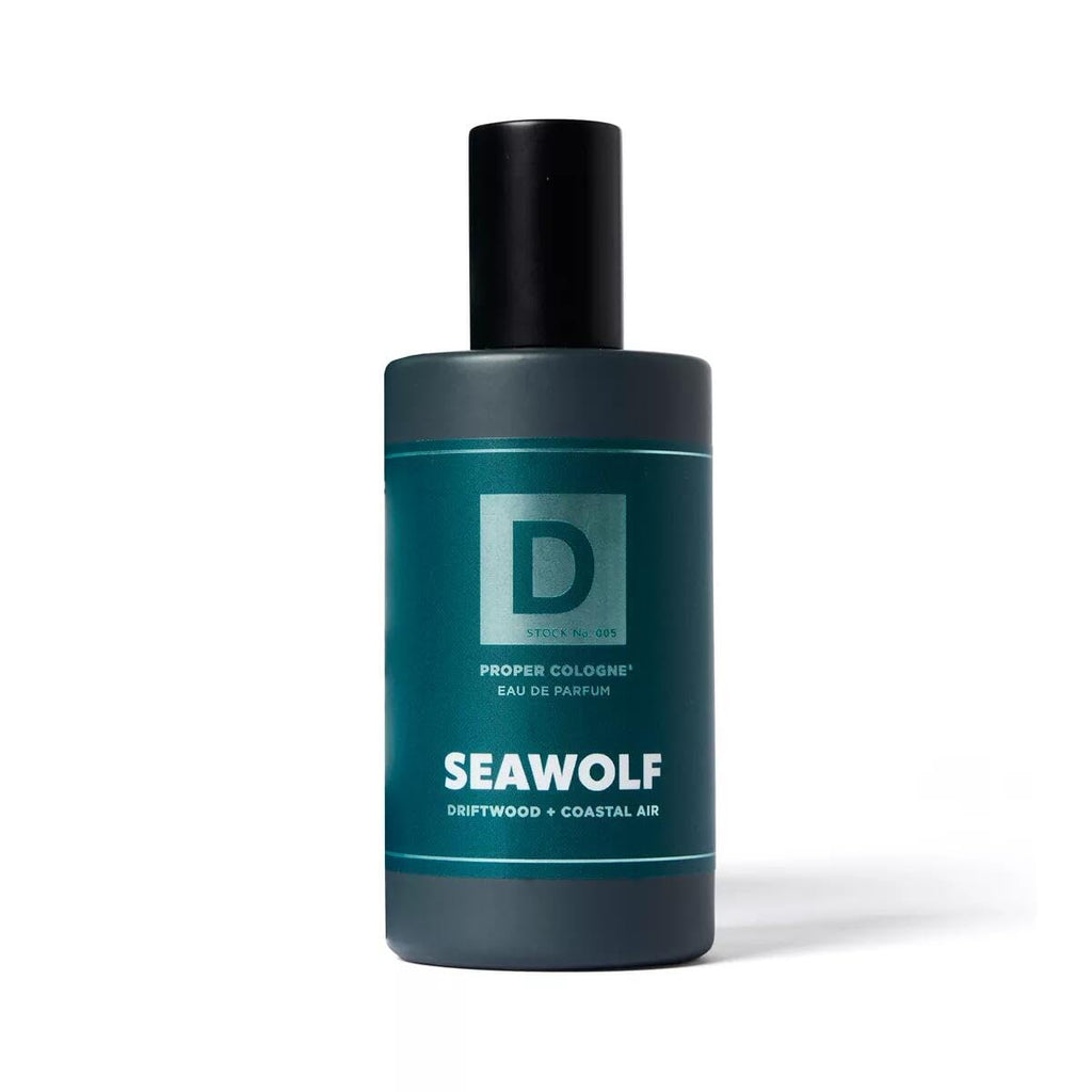 Duke Cannon Proper Cologne Seawolf | Men's Eau de Parfum | Driftwood and Coastal Air | Subtle, Fresh Long-Lasting Scent | 1.7 fl oz