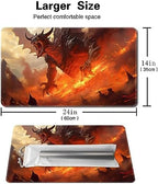 MTG Playmat - Non-Slip Backing Printing, Ideal for Card Game Enthusiasts TCG Playmat (MTG2-Arrival of The Dragon)